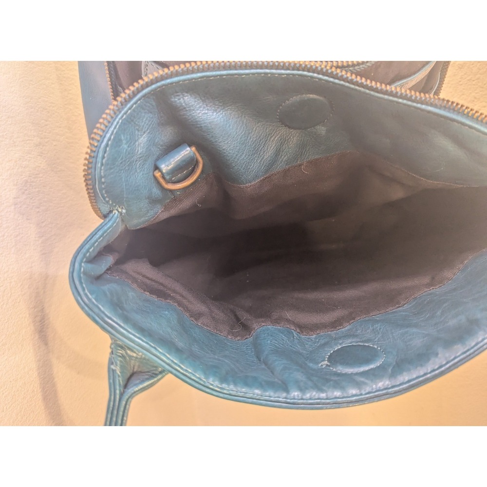 WANDERERS TRAVEL CO Aqua Como Luxury Designer Handbag Shoulder Bag $249 purse - Picture 8 of 16